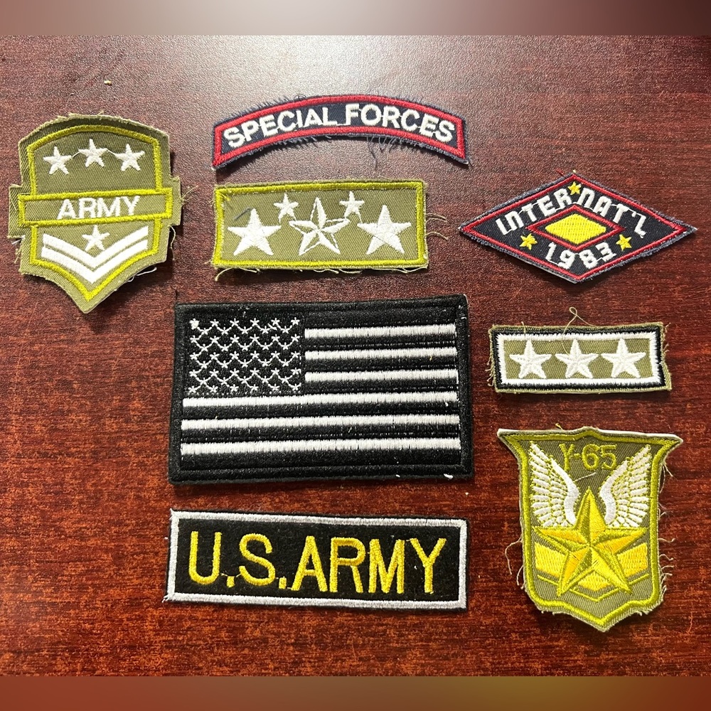 Bundle of Military patches.